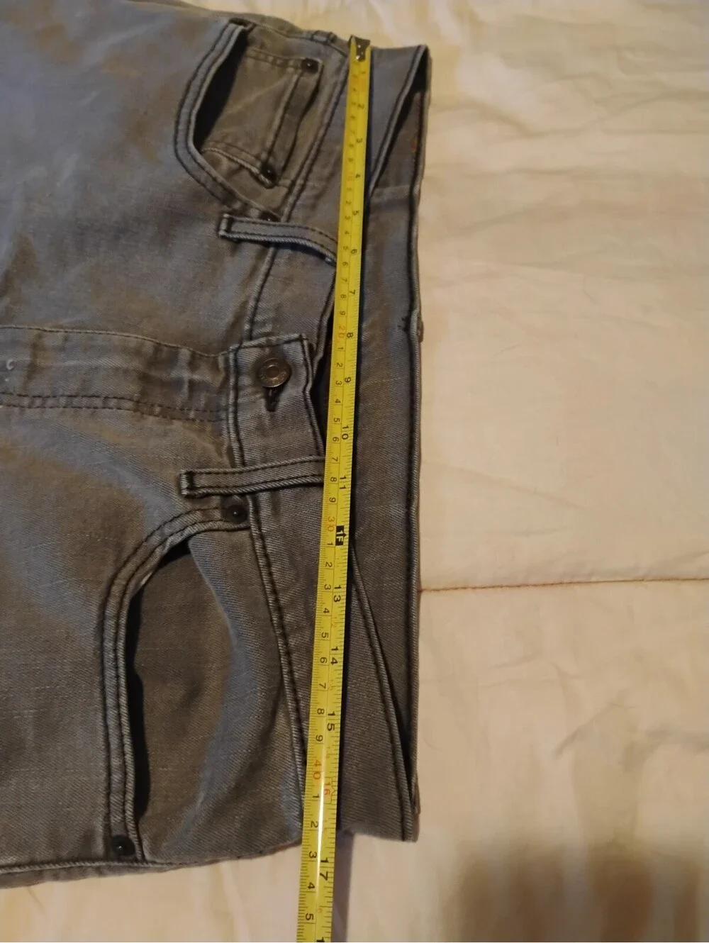 Levi's Gray Straight Leg Jeans